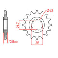 Sprocket Kit Yamaha TRX850 - 525XRE 17/39