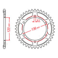 MTX 3C5 Steel Rear Sprocket #428