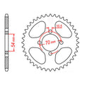 MTX 1206 Steel Rear Sprocket #428