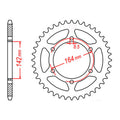 MTX 1068 Steel Rear Sprocket #520