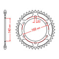 MTX 006 Steel Rear Sprocket #525 (8.5mm)