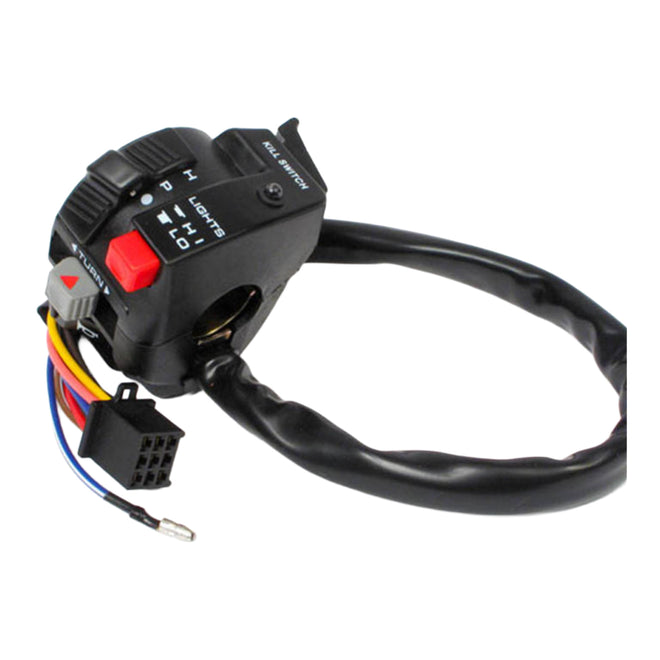 WHITES SWITCH BLOCK TURN/HEADLIGHT/ HORN/KILL (45.5mm)