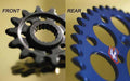 Renthal chainwheels (sprockets) are precision CNC machined to extremely tight tolerances and are available in a range of colours