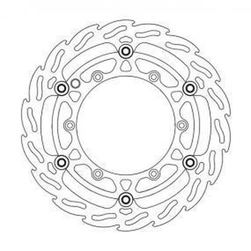 BRAKE DISC FRONT MOTO MASTER FLOATING FLAME HUSABERG HUSQVARNA