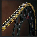 The Renthal R1 MX Works chain when paired with any Renthal Chainwheel (sprocket) you'll get the maximum power at the rear wheel with an extended life for both chain and chainwheels.