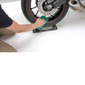 DF-D054-0101 - DRC E4010 Wheel Roller allows a motorcycle wheel to be rotated for cleaning and/or chain maintenance and takes wheel sizes from 10 to 19 inches