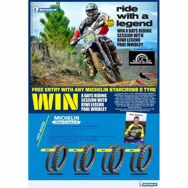 You could win a day's riding with Paul Whibley
