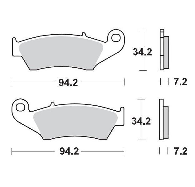 Moto Master PRO Sintered Front CR CRF YZ YZF WRF KX KDX