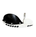 Hand Grds Dual Colour Blk/Wht With Alloy Mount 7/8