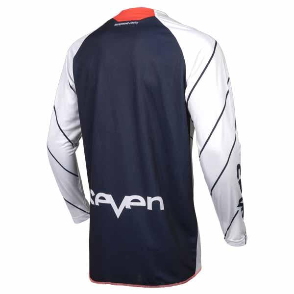 Seven's Annex Exo Jersey in navy/coral colourway