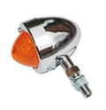 Chrome Bullet Blinker, With Stem.