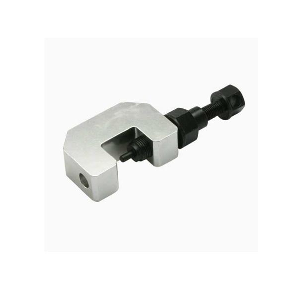 The DRC Aluminium Chain Cutter is available in three colours and is very compact, but capable of cutting 420 through to 520 size chains (pictured is silver colour)