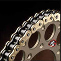 Renthal R4 road chain uses SRS technology - the SRS ring technology enhances chain flexibility and offers smoother operation than standard o-ring chains, whilst also increasing durability.