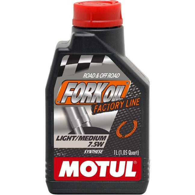 Motul Factory Line Light/Medium 7.5W Fully Synthetic Fork Oil 1L F7