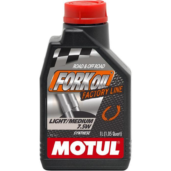 Motul Factory Line Light/Medium 7.5W Fully Synthetic Fork Oil 1L F7