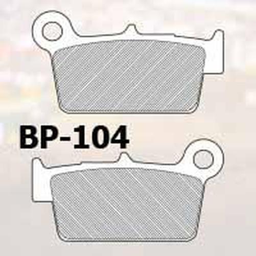 RE-BP-104 - Renthal RC-1 Works Sintered Brake Pads - NOT TO SCALE