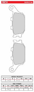 FR-FDB754 - drawing NOT to scale