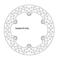 Rear Brake Disc Moto Master round Honda CRF150R 07-20  CR80R 92-02  CR85R 03-07
