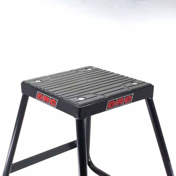 DF-D012-1101 - DRC A2110 steel MX box stand which is 420mm high and has a wide non-slip rubber top plate to hold the bike securely